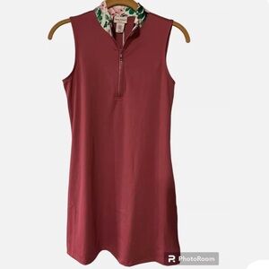 Tommy Bahama Golf 1/4 zip dress with shorts NWOT